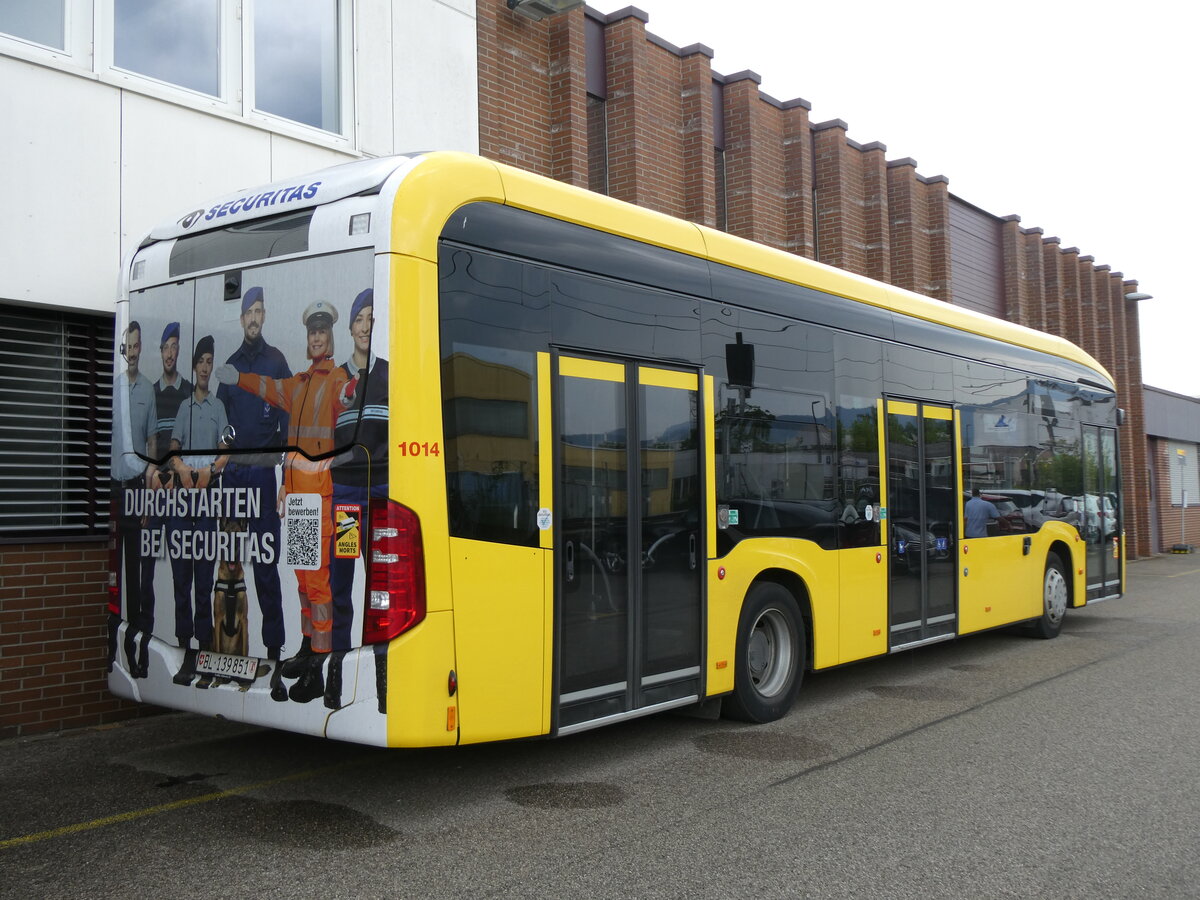 (263'465) - BLT Oberwil - Nr. 1014/BL 139'851 - eMercedes am 8. Juni 2024 in Oberwil, Depot Hslimatt