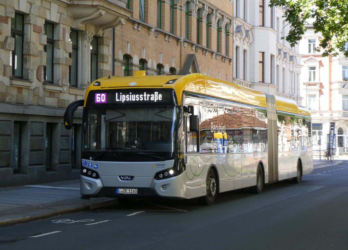 (264'456) - LVB Leipzig - Nr. 14'250/L-DE 1160 - eVDL am 9. Juli 2024 in Leipzig, Karl-Liebknecht-/Kurt-Eisner-Strasse