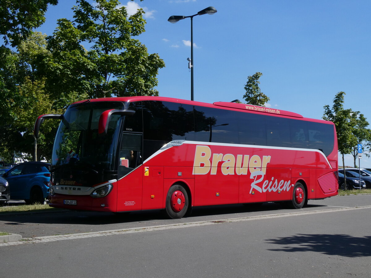 (264'494) - Brauer, Nordhausen - NDH-BR 10 - Setra am 9. Juli 2024 in Markkleeberg, Seepromenade