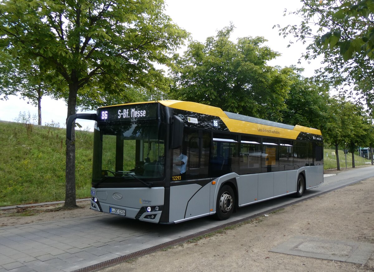 (264'555) - LVB Leipzig - Nr. 12'293/L-DE 1226 - Solaris am 10. Juli 2024 in Leipzig, Messegelnde