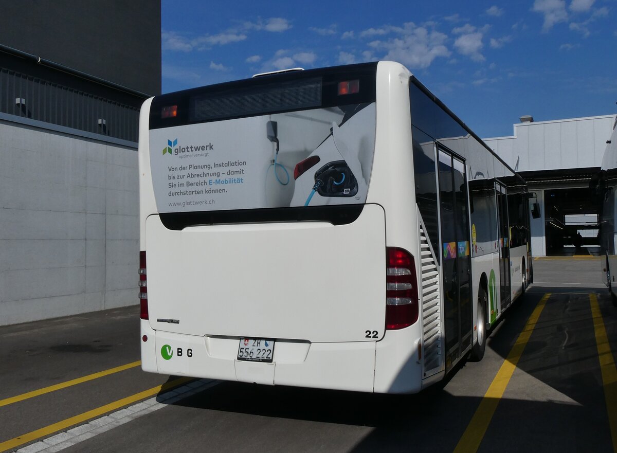 (265'039) - Maag, Kloten - Nr. 22/ZH 556'222 - Mercedes am 27. Juli 2024 in Winterthur, Daimler Buses