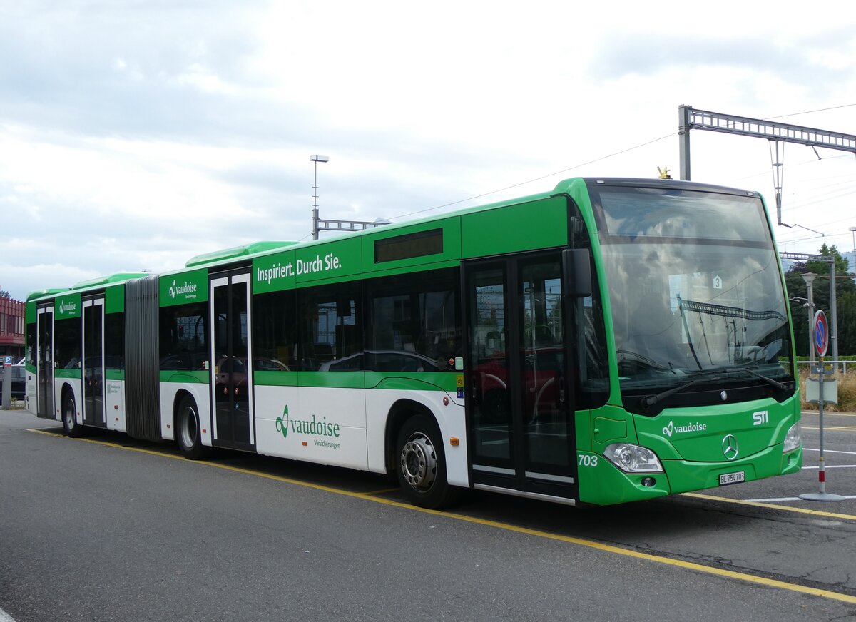 (265'328) - STI Thun - Nr. 703/BE 754'703 - Mercedes am 2. August 2024 in Thun, CarTerminal