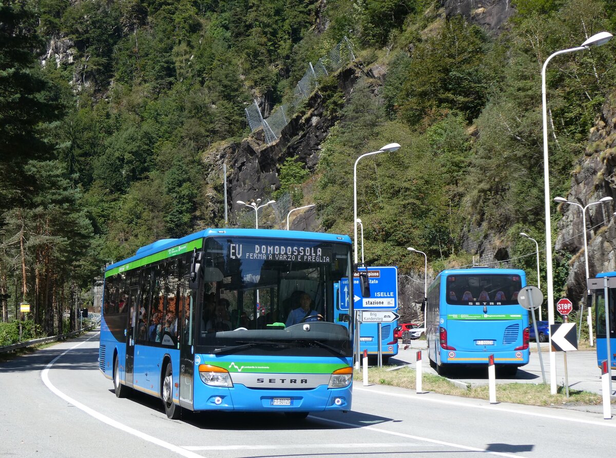 (266'031) - Autolinee Varesine, Varese - Nr. 106/FT-301 ZS - Setra am 20. August 2024 in Iselle, Stazione