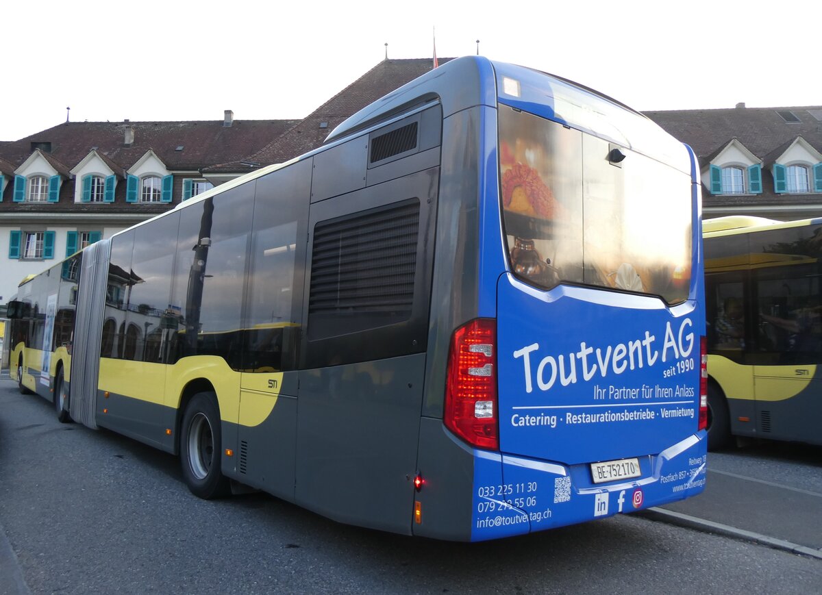 (266'092) - STI Thun - Nr. 170/BE 752'170 - Mercedes am 20. August 2024 beim Bahnhof Thun