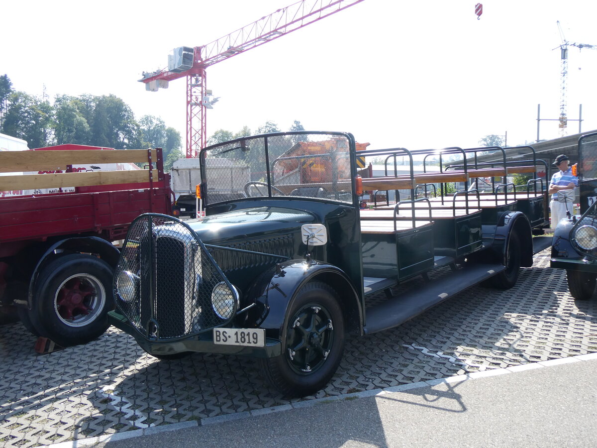 (266'386) - Polizei, Basel - BS 1819 - Saurer am 31. August 2024 in Oberkirch, CAMPUS Sursee