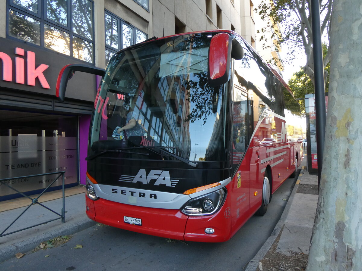 (267'058) - Aus der Schweiz: AFA Adelboden - Nr. 15/BE 26'702 - Setra am 15. September 2024 in Perpignan, Htel Ibis Styles