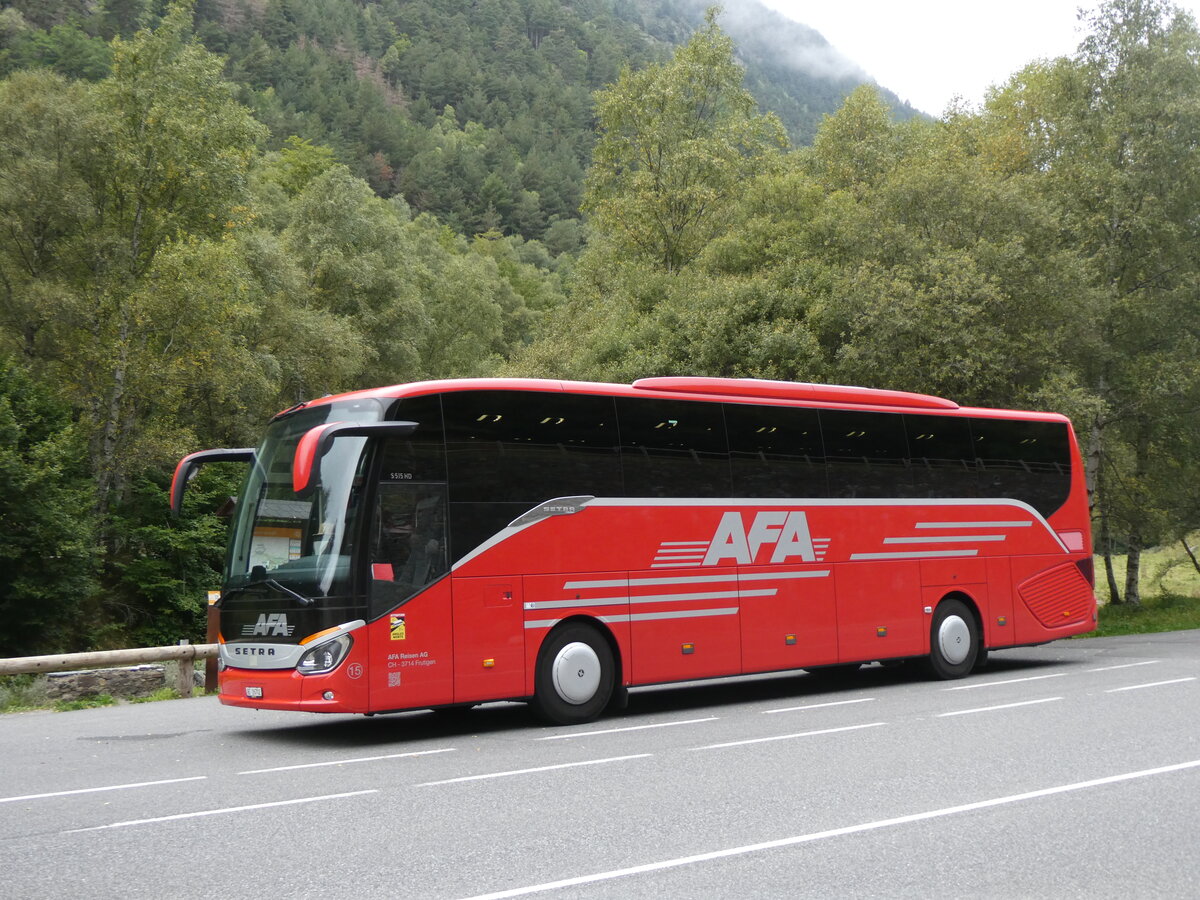 (267'178) - Aus der Schweiz: AFA Adelboden - Nr. 15/BE 26'702 - Setra am 18. September 2024 in Llorts, Les Salines