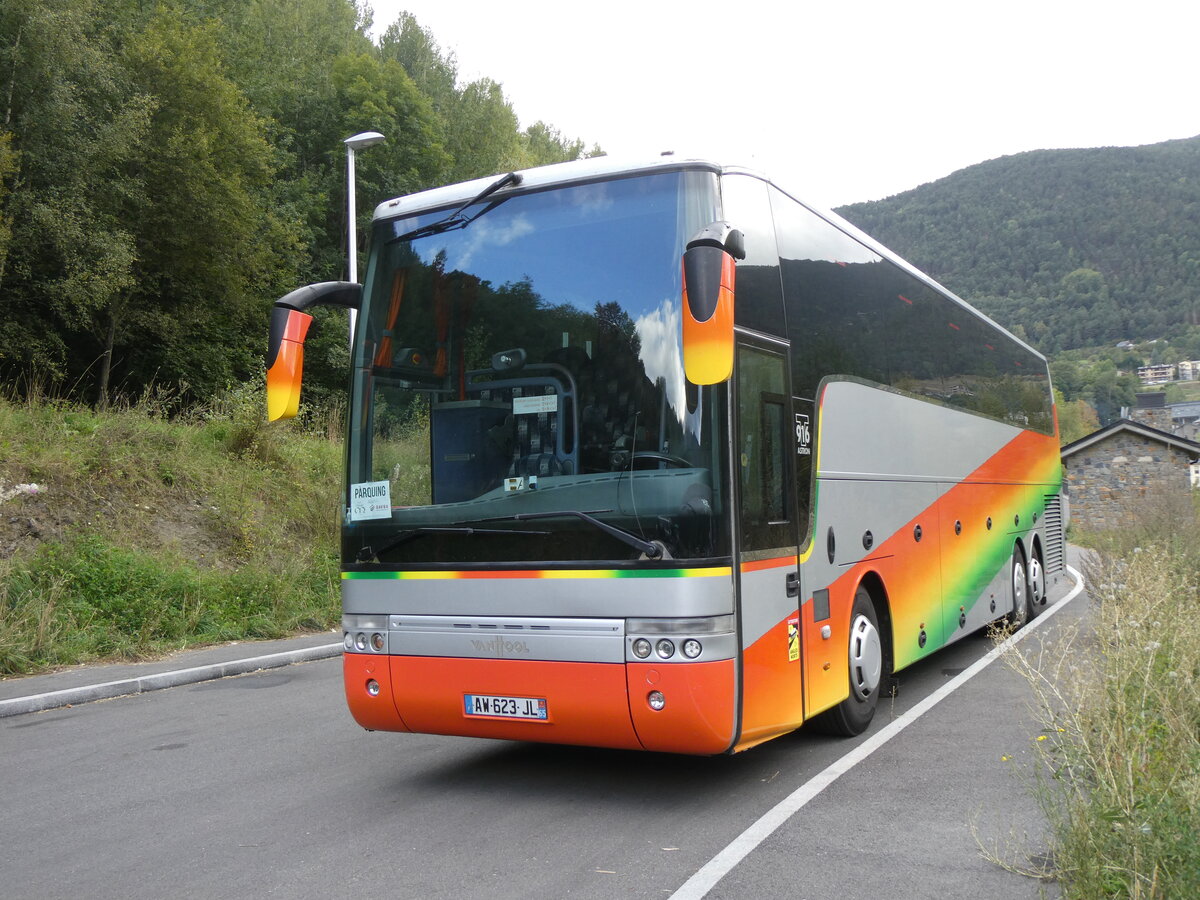 (267'248) - Aus Frankreich: Lalubie et Manterola, Lourdes - AW 623 JL - Van Hool am 18. September 2024 in La Massana, Carparkplatz