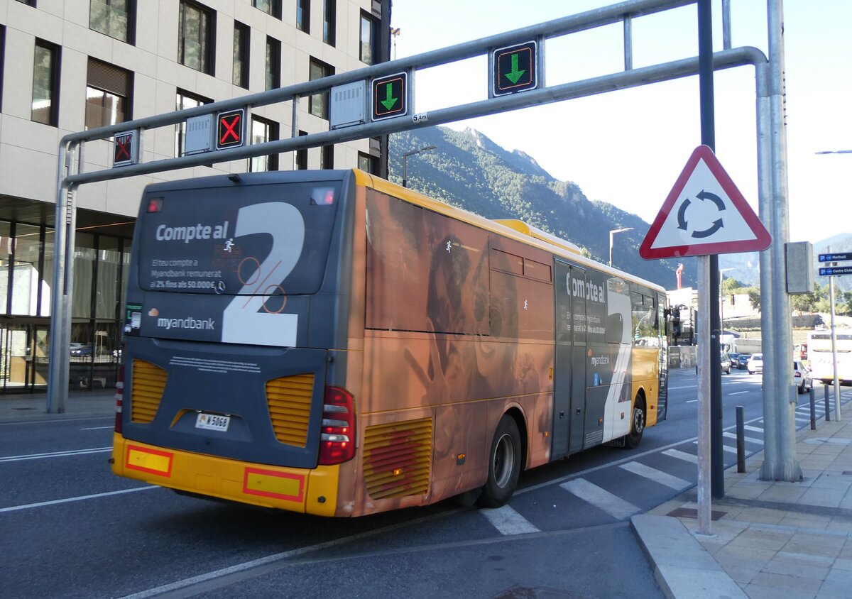 (267'270) - Coopalsa, Andorra la Vella - N5068 - Mercedes am 19. September 2024 in Andorra la Vella, Estaci Nacional Autobusos