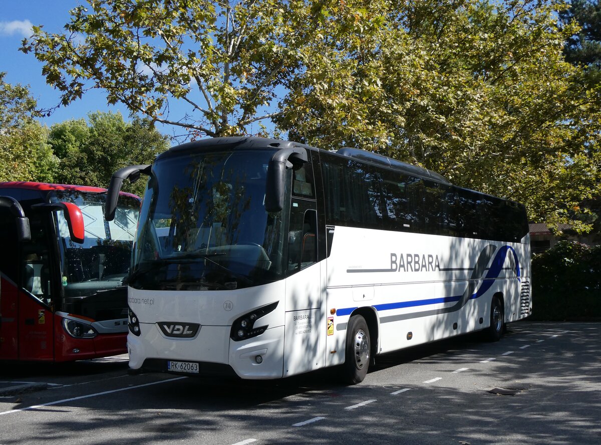 (267'402) - Aus Polen: Barbara, Krosno - Nr. 74/RK 62'063 - VDL am 21. September 2024 in Annecy, Carparkplatz