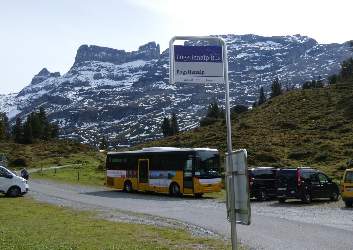 (267'456) - Flck, Brienz - Nr. 24/BE 868'724/PID 11'593 - Iveco am 22. September 2024 auf der Engstlenalp (Einsatz Engstlenalp-Bus)