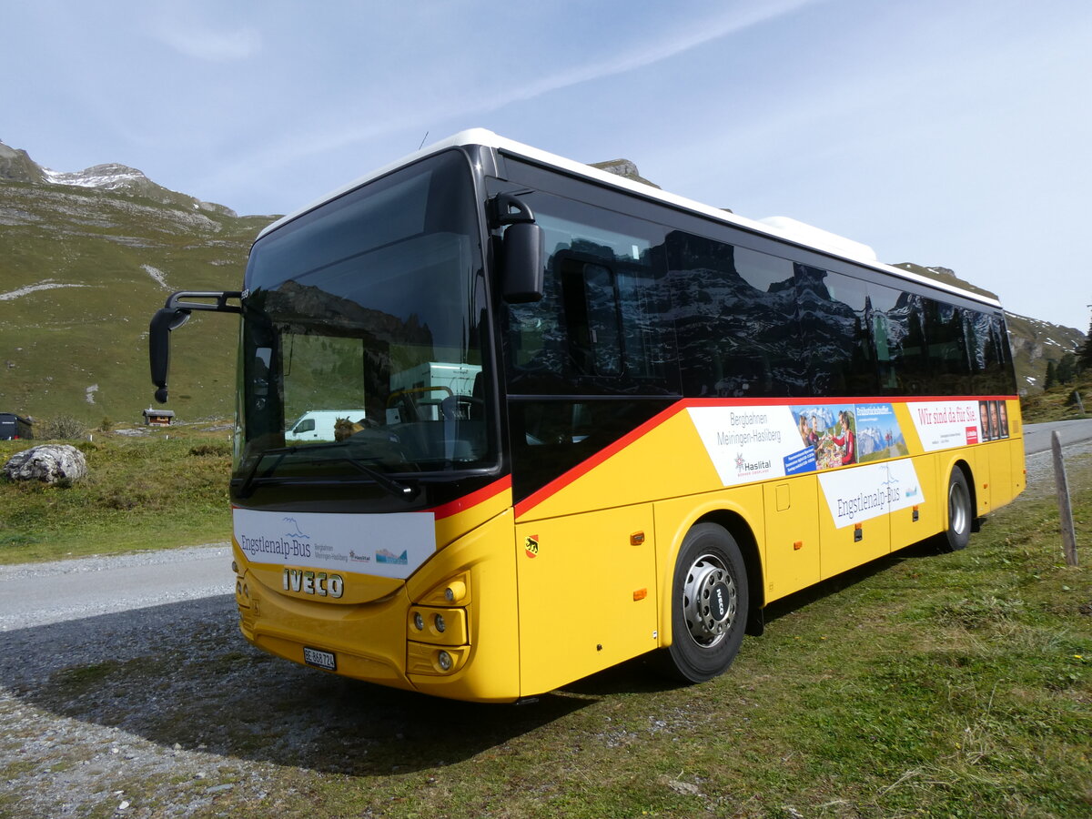 (267'458) - Flck, Brienz - Nr. 24/BE 868'724/PID 11'593 - Iveco am 22. September 2024 auf der Engstlenalp (Einsatz Engstlenalp-Bus)