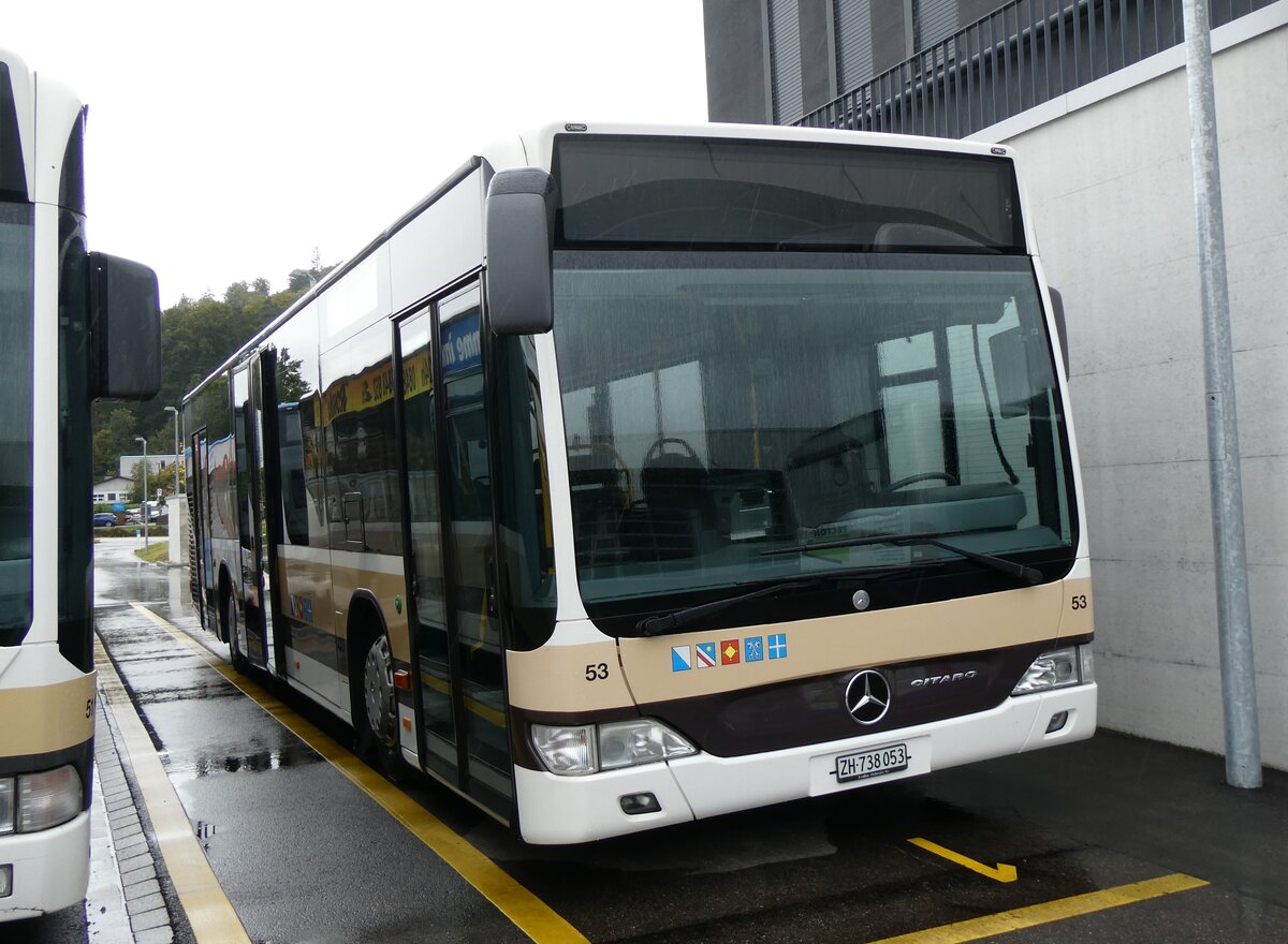 (267'564) - AZZK Zollikon - Nr. 53/ZH 738'053 - Mercedes am 28. September 2024 in Winterthur, Daimler Buses