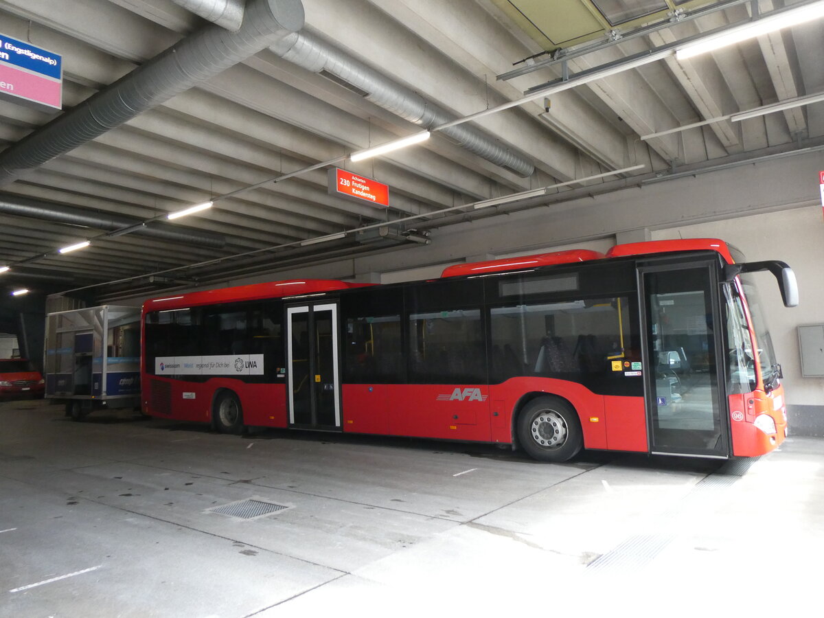 (267'700) - AFA Adelboden - Nr. 96/BE 823'926 - Mercedes am 4. Oktober 2024 in Adelboden, Busstation