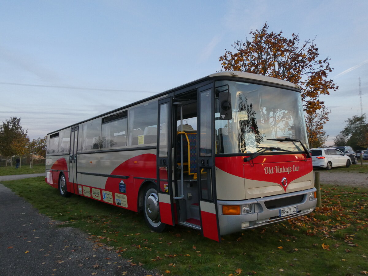 (268'514) - Europ. Classic Motors, Haguenau - BK 471 JZ - Irisbus-Karosa (ex Herviaux, Guer) am 26. Oktober 2024 in Kintzheim, Cigoland