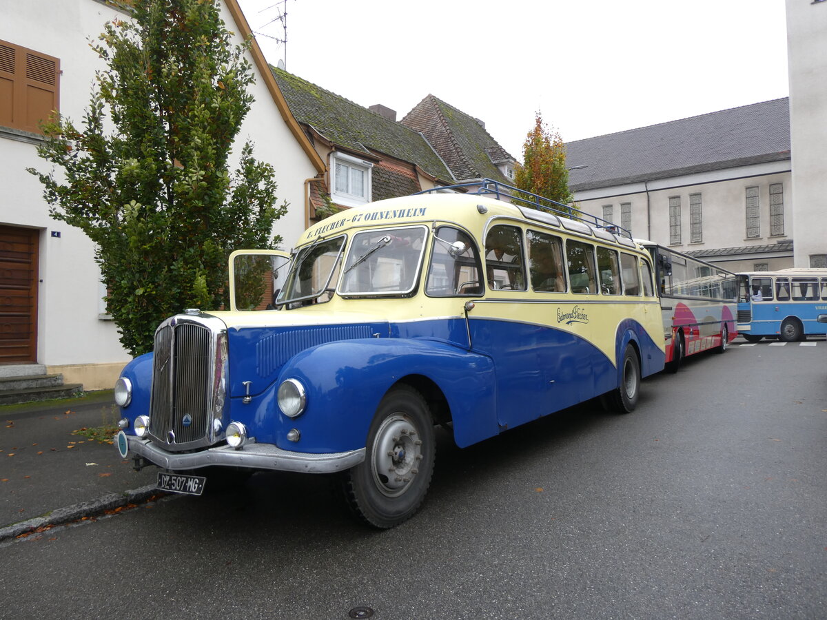 (268'556) - Flecher, Ohnenheim - DZ 507 MG - Saurer/Di Rosa am 26. Oktober 2024 in Ostheim, Place des Cigognes