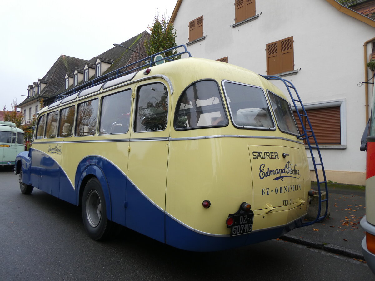 (268'564) - Flecher, Ohnenheim - DZ 507 MG - Saurer/Di Rosa am 26. Oktober 2024 in Ostheim, Place des Cigognes