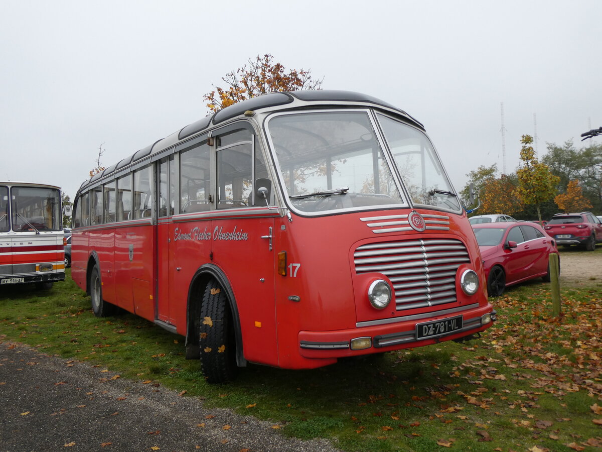 (268'623) - Flecher, Ohnenheim - Nr. 17/DZ 781 VL - FBW/Gangloff (ex FRAM Drachten/NL Nr. 17; ex AFA Adelboden/CH Nr. 3) am 26. Oktober 2024 in Kintzheim, Cigoland