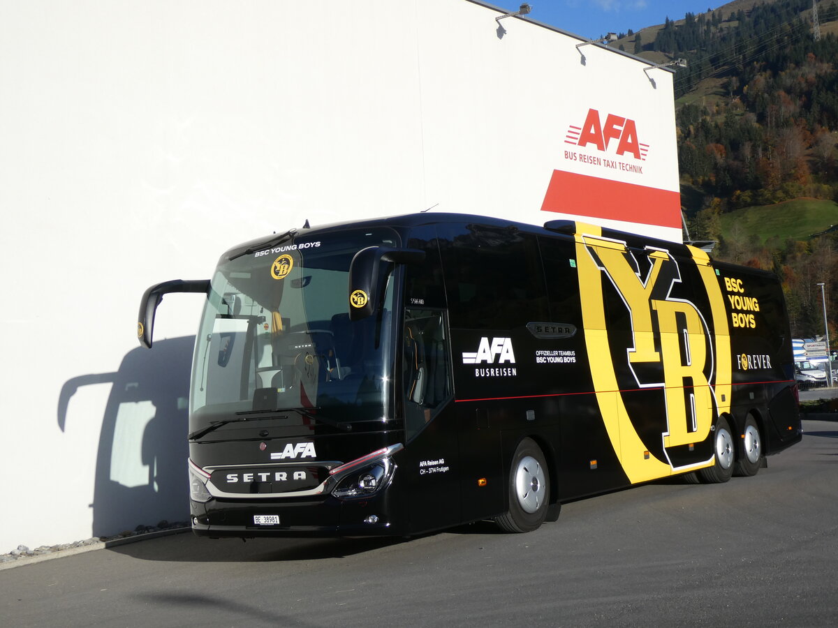 (268'956) - AFA Adelboden - Nr. 20/BE 38'981 - Setra am 5. November 2024 in Frutigen, Garage