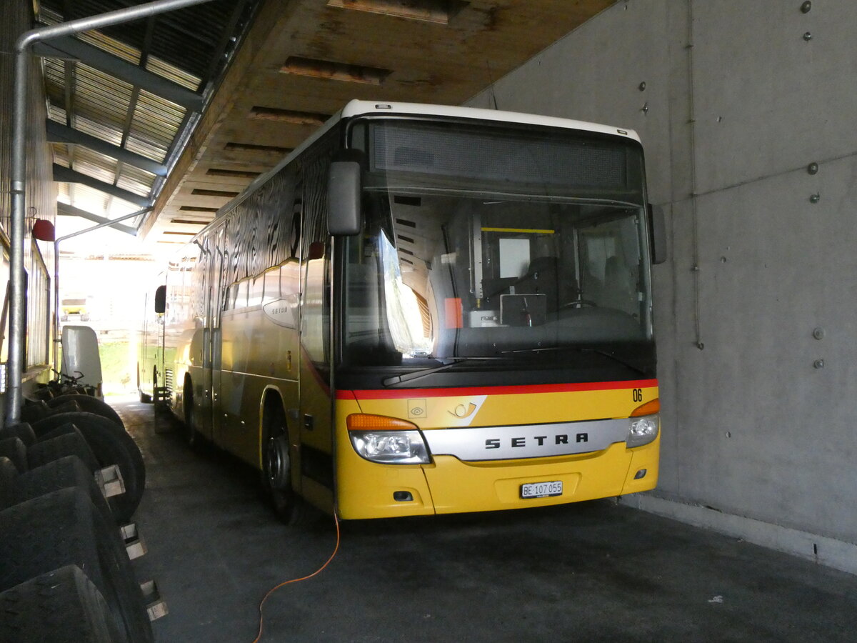 (268'987) - Kbli, Gstaad - Nr. 6/BE107'055/PID 4534 - Setra am 7. November 2024 in Gstaad, Garage