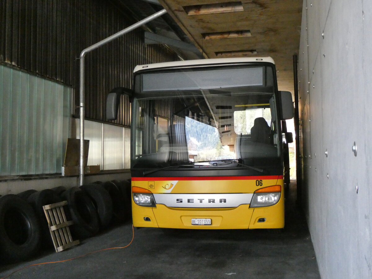 (268'988) - Kbli, Gstaad - Nr. 6/BE 107'055/PID 4534 - Setra am 7. November 2024 in Gstaad, Garage