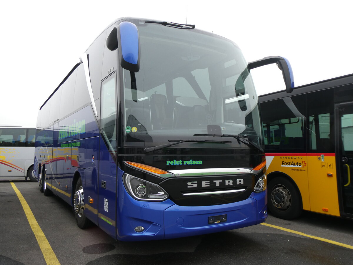 (269'103) - Reist, Gutenburg - (BE 102'827) - Setra am 10. November 2024 in Kerzers, Interbus