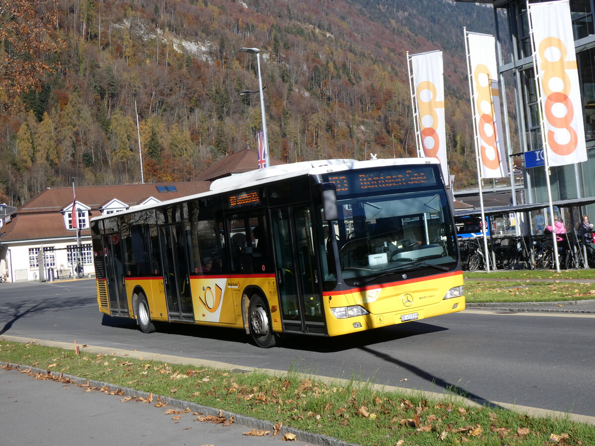 (269'178) - PostAuto Bern - BE 610'539/PID 5270 - Mercedes (ex BE 700'281; ex Schmocker, Stechelberg Nr. 2) am 14. November 2024 beim Bahnhof Interlaken Ost