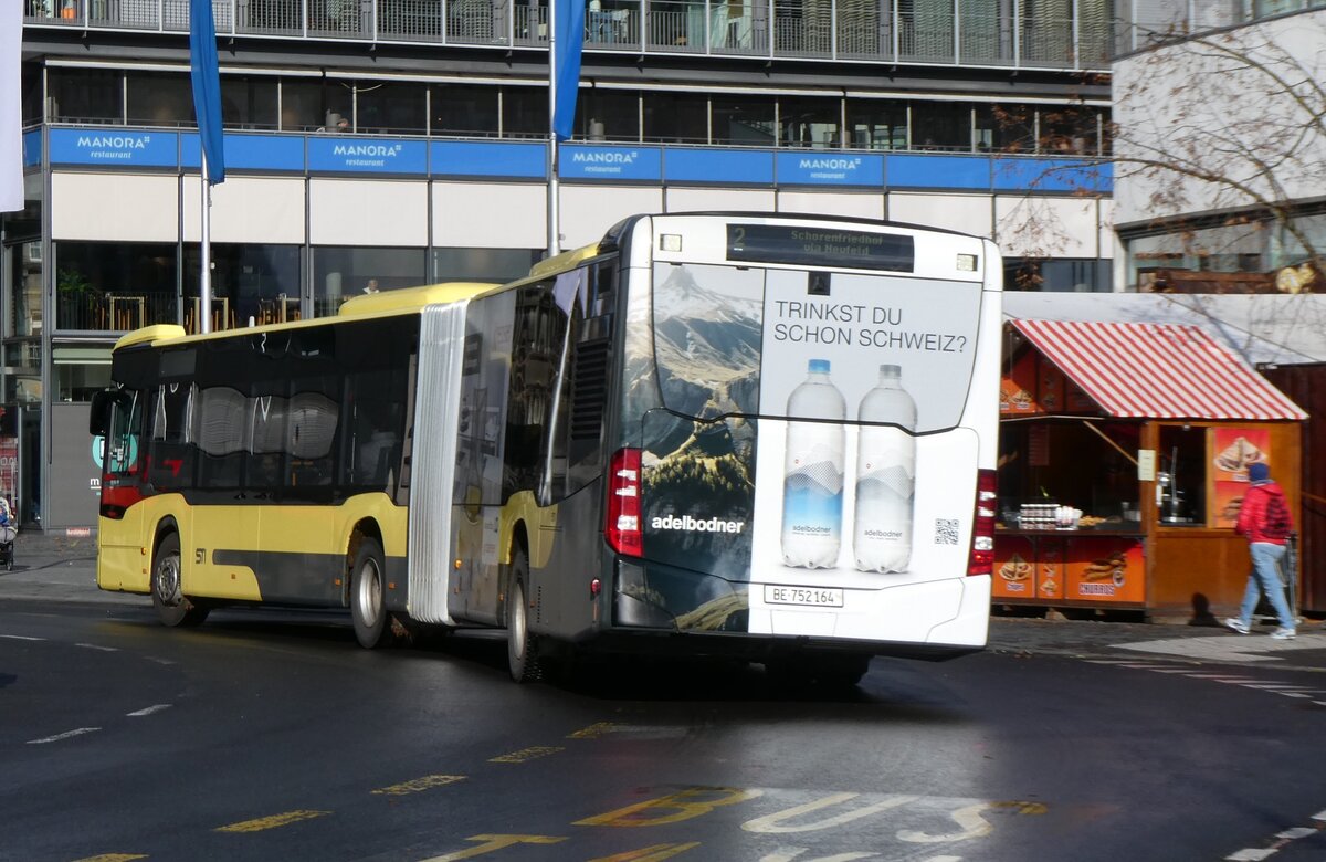 (269'299) - STI Thun - Nr. 164/BE 752'164 - Mercedes am 20. November 2024 beim Bahnhof Thun