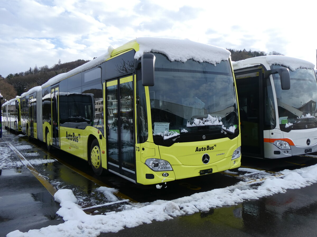 (269'339) - AAGL Liestal - Nr. 73 - Mercedes am 23. November 2024 in Winterthur, Daimler Buses