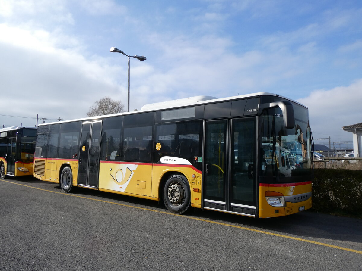 (269'509) - CarPostal Ouest - VD 172'430/PID 5282 - Setra (ex JU 59'239; ex Nr. 23) am 30. November 2024 in Yverdon, Garage