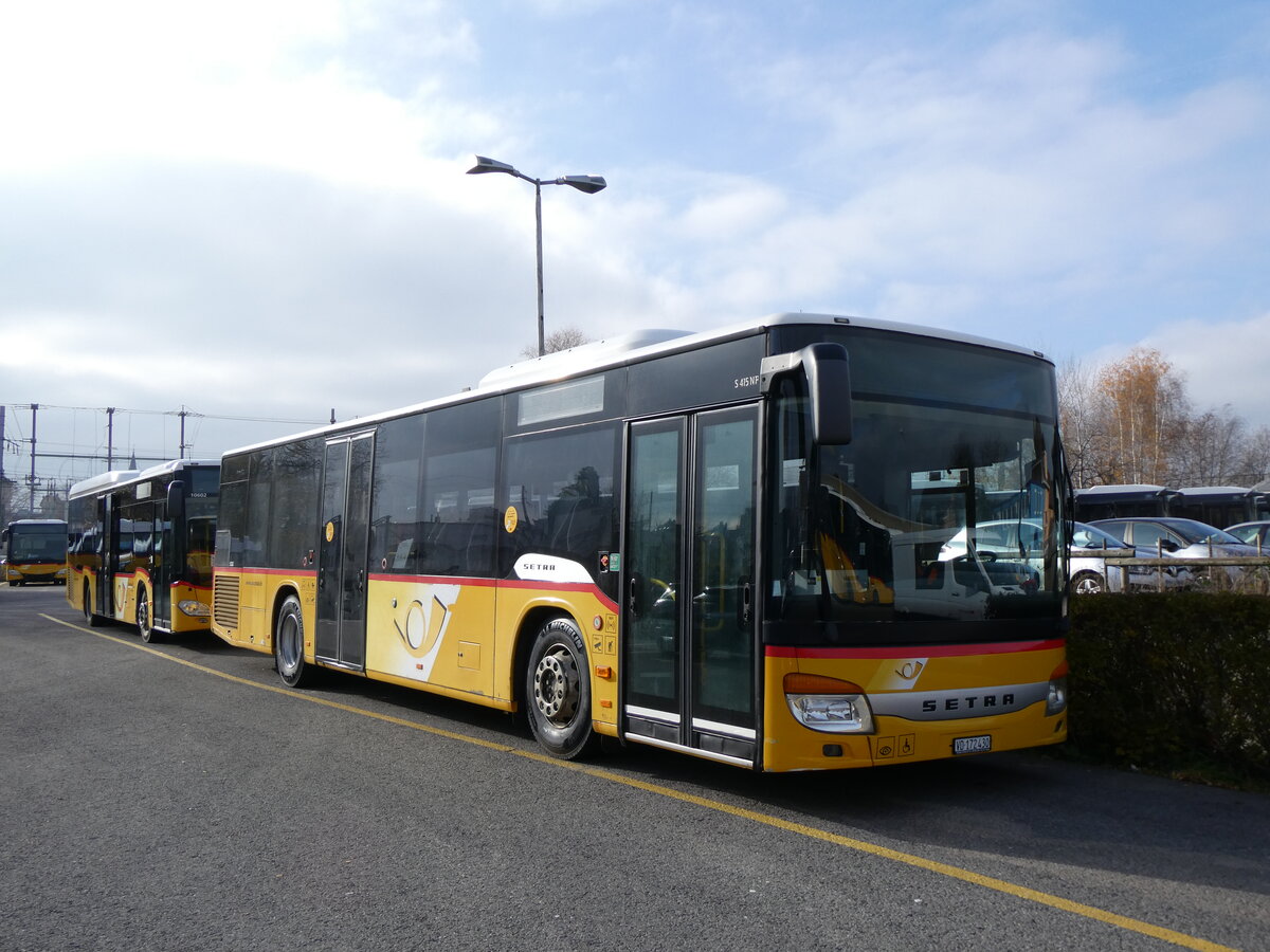 (269'510) - CarPostal Ouest - VD 172'430/PID 5282 - Setra (ex JU 59'239; ex Nr. 23) am 30. November 2024 in Yverdon, Garage