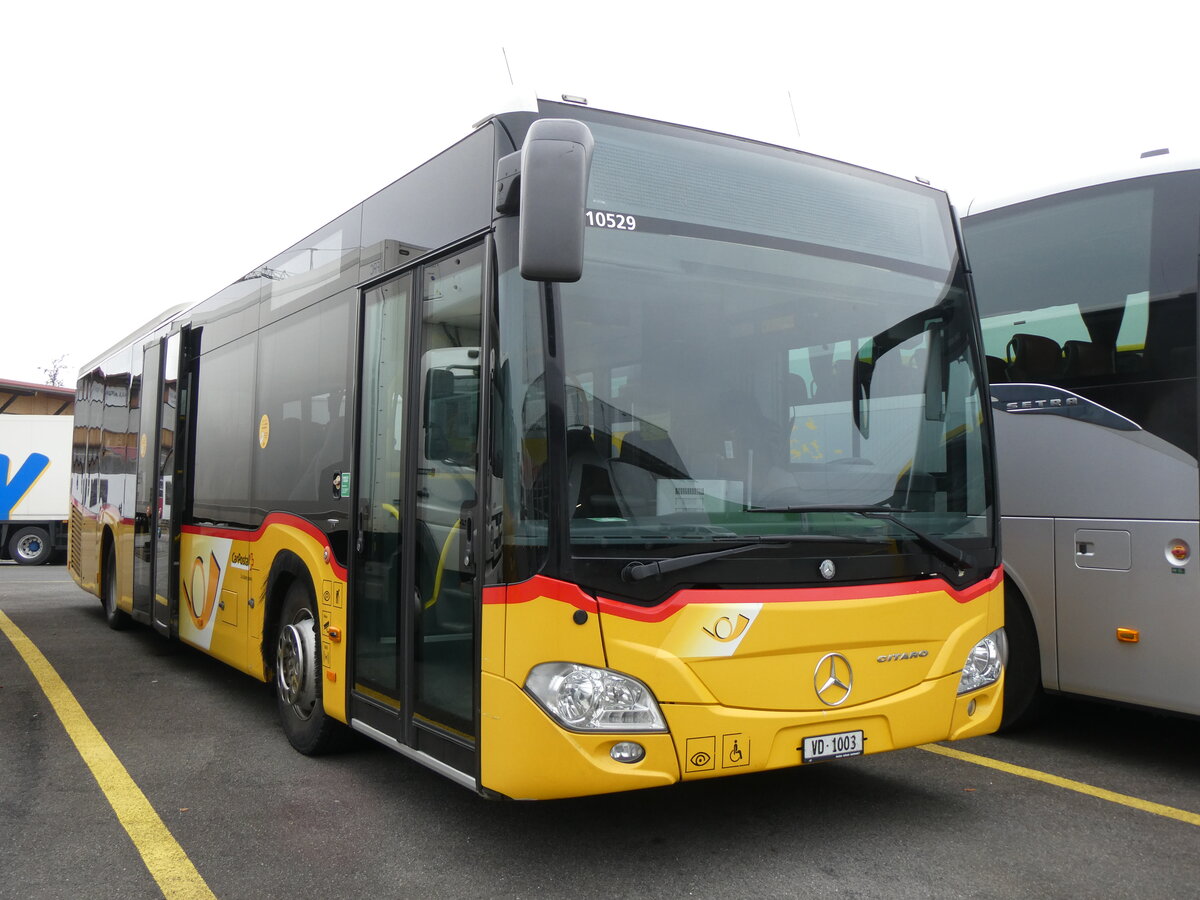 (269'553) - CarPostal Ouest - VD 1003/PID 10'529 - Mercedes (ex TPB, Sdeilles) am 30. November 2024 in Kerzers, Interbus