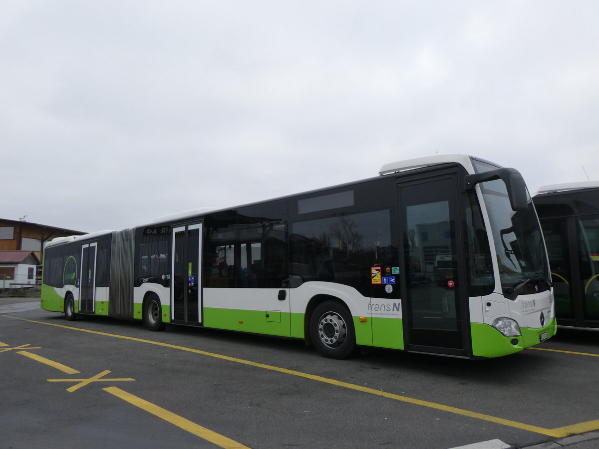 (269'560) - transN, La Chaux-de-Fonds - Nr. 266/NE 223'266 - Mercedes am 30. November 2024 in Kerzers, Interbus