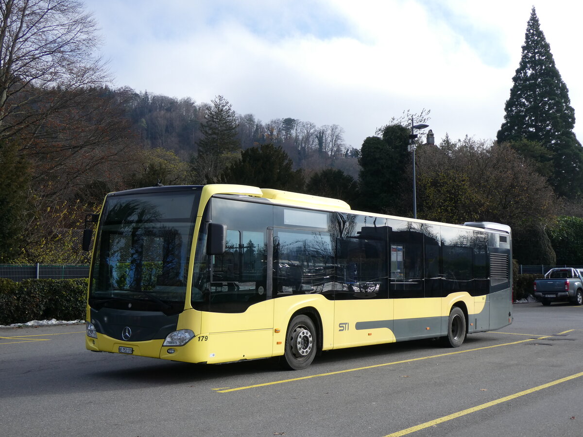 (269'574) - STI Thun - Nr. 179/BE 752'179 - Mercedes am 1. Dezember 2024 bei der Schifflndte Thun