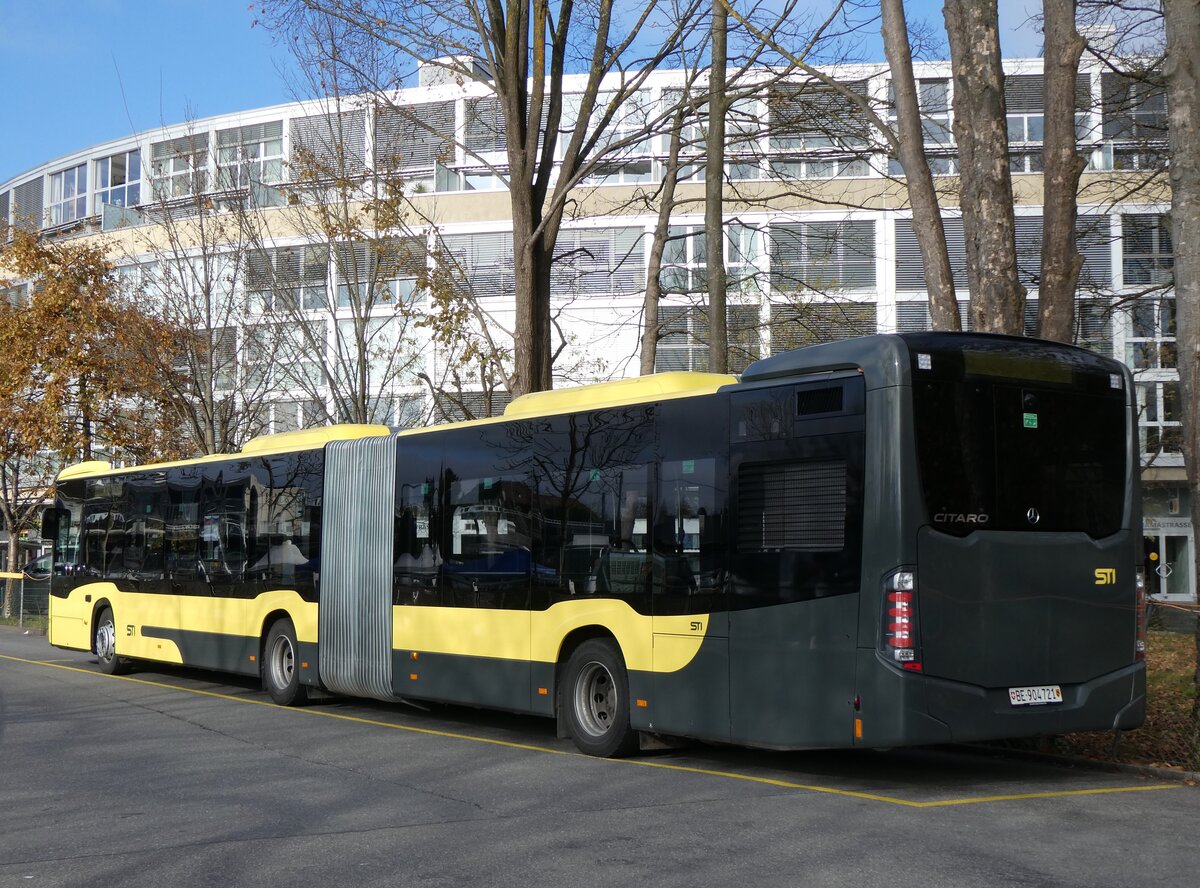 (269'575) - STI Thun - Nr. 721/BE 904'721 - Mercedes am 1. Dezember 2024 bei der Schifflndte Thun