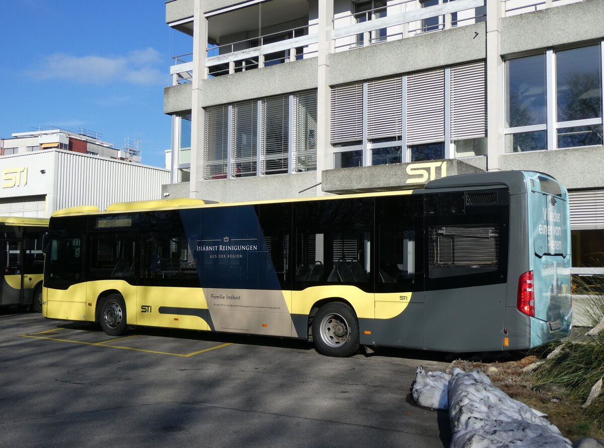 (269'577) - STI Thun - Nr. 407/BE 838'407 - Mercedes am 1. Dezember 2024 in Thun, Garage