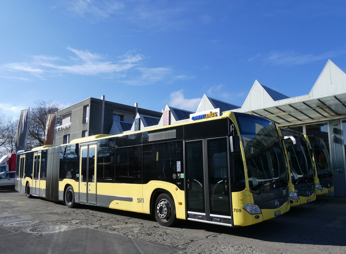 (269'581) - STI Thun - Nr. 705/BE 754'705 - Mercedes am 1. Dezember 2024 in Thun, Garage