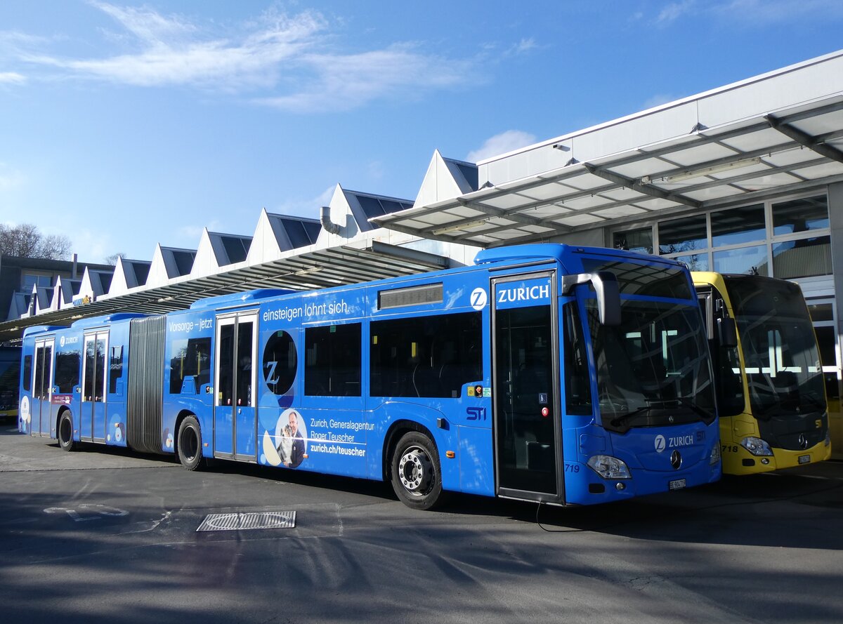 (269'584) - STI Thun - Nr. 719/BE 904'719 - Mercedes am 1. Dezember 2024 in Thun, Garage