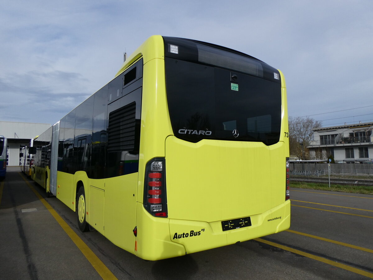 (269'677) - AAGL Liestal - Nr. 73 - Mercedes am 7. Dezember 2024 in Winterthur, Daimler Buses