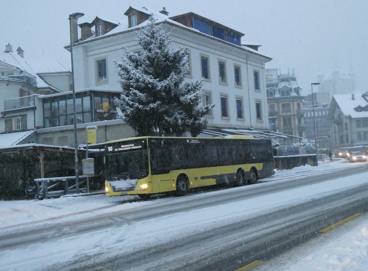 (270'130) - STI Thun - Nr. 189/BE 804'189 - MAN am 23. Dezember 2024 in Thun, Guisanplatz