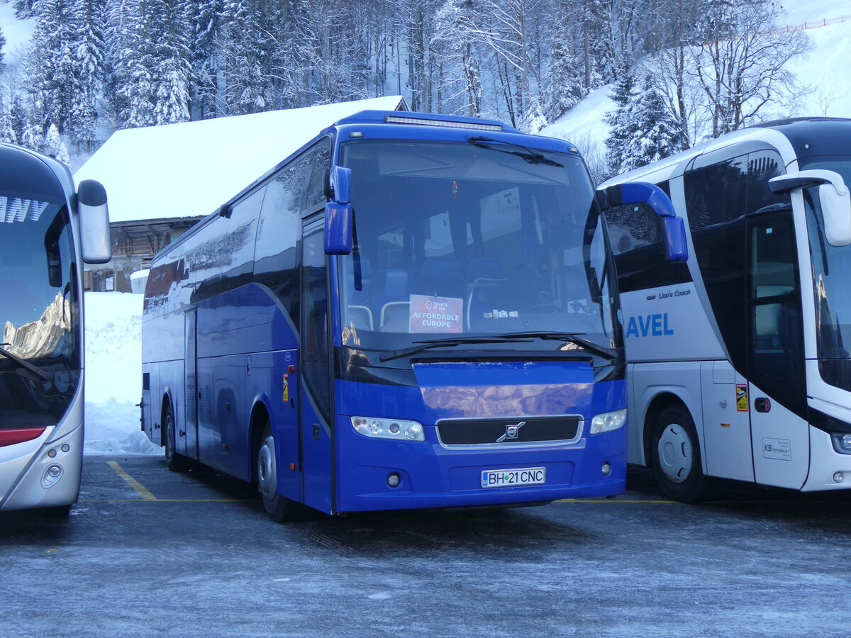 (270'188) - Aus Rumnien: ??? - BH 21 CNC - Volvo am 25. Dezember 2024 in Engelberg, Talstation Titlis