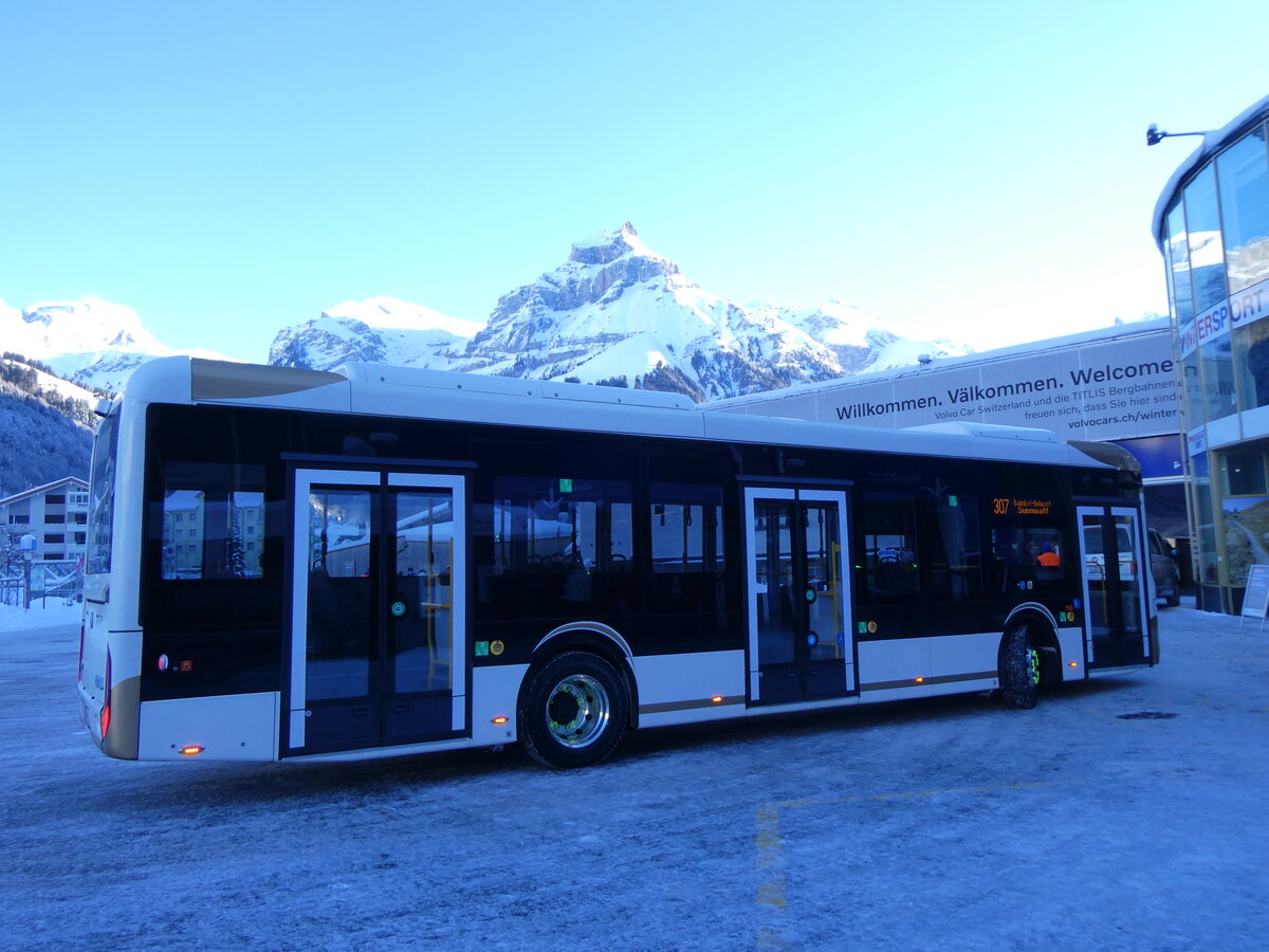 (270'197) - EAB Engelberg - Nr. 8/OW 15'231 - eYES-EU am 25. Dezember 2024 in Engelberg, Talstation Titlis