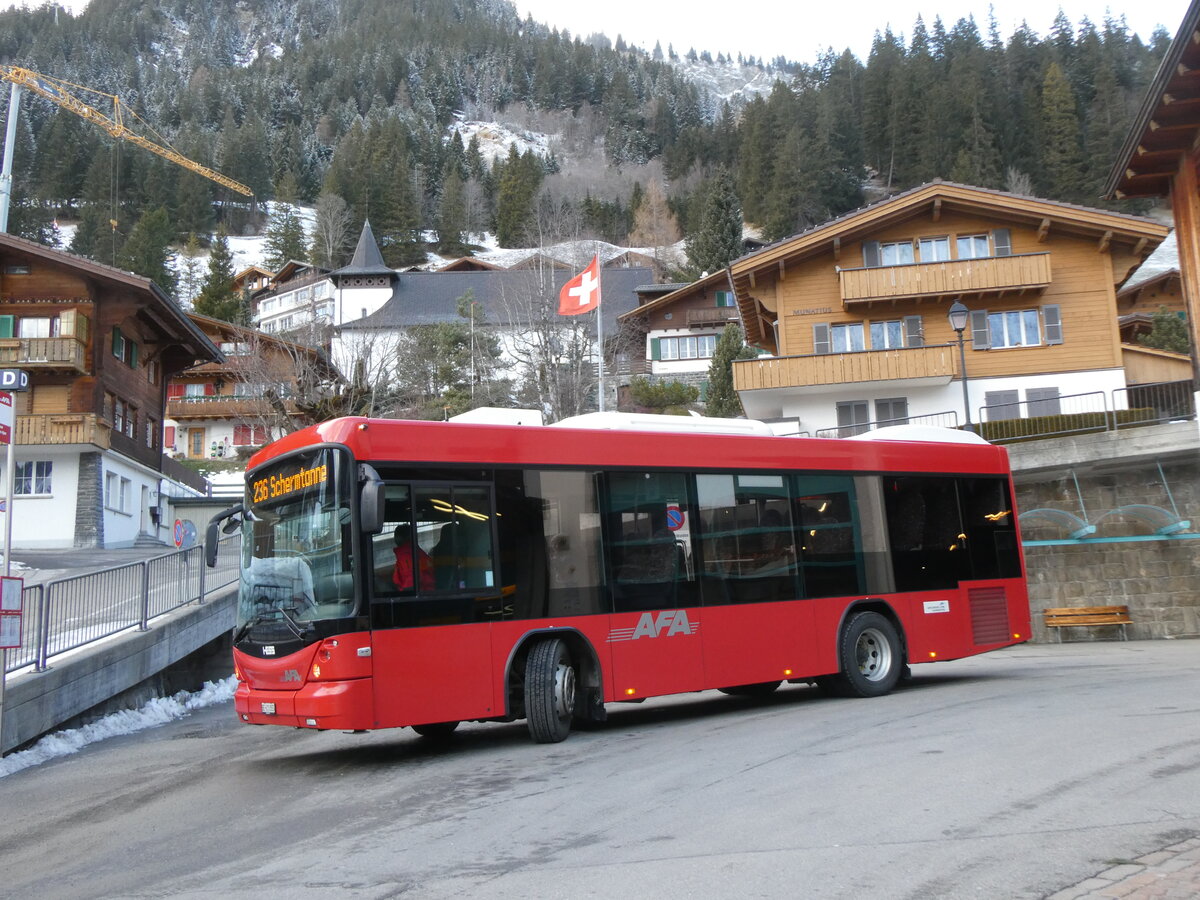 (270'723) - AFA Adelboden - Nr. 55/BE 611'055 - Scania/Hess am 7. Januar 2025 in Adelboden, Busstation