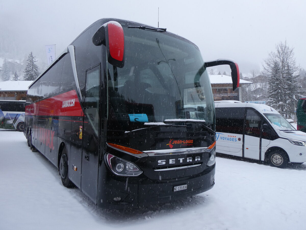 (270'975) - Jean-Louis, Ftigny - Nr. 55/NE 135'836 - Setra am 11. Januar 2025 in Adelboden, ASB