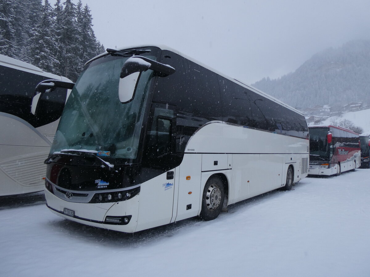 (270'978) - Taxi Romontois, Romont - FR 150'302 - Beulas am 11. Januar 2025 in Adelboden, ASB