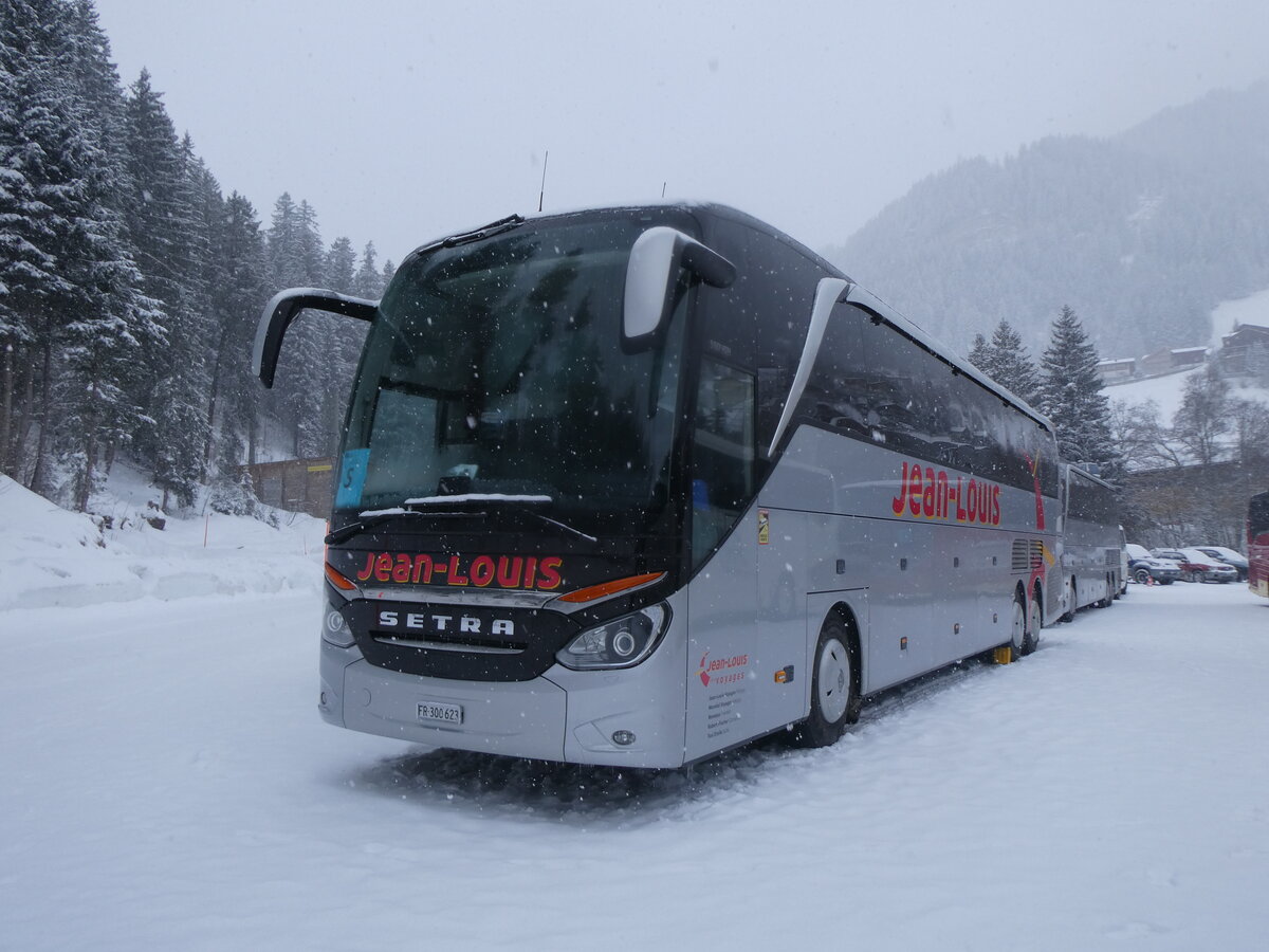 (271'006) - Jean-Louis, Ftigny - FR 300'623 - Setra am 11. Januar 2025 in Adelboden, ASB