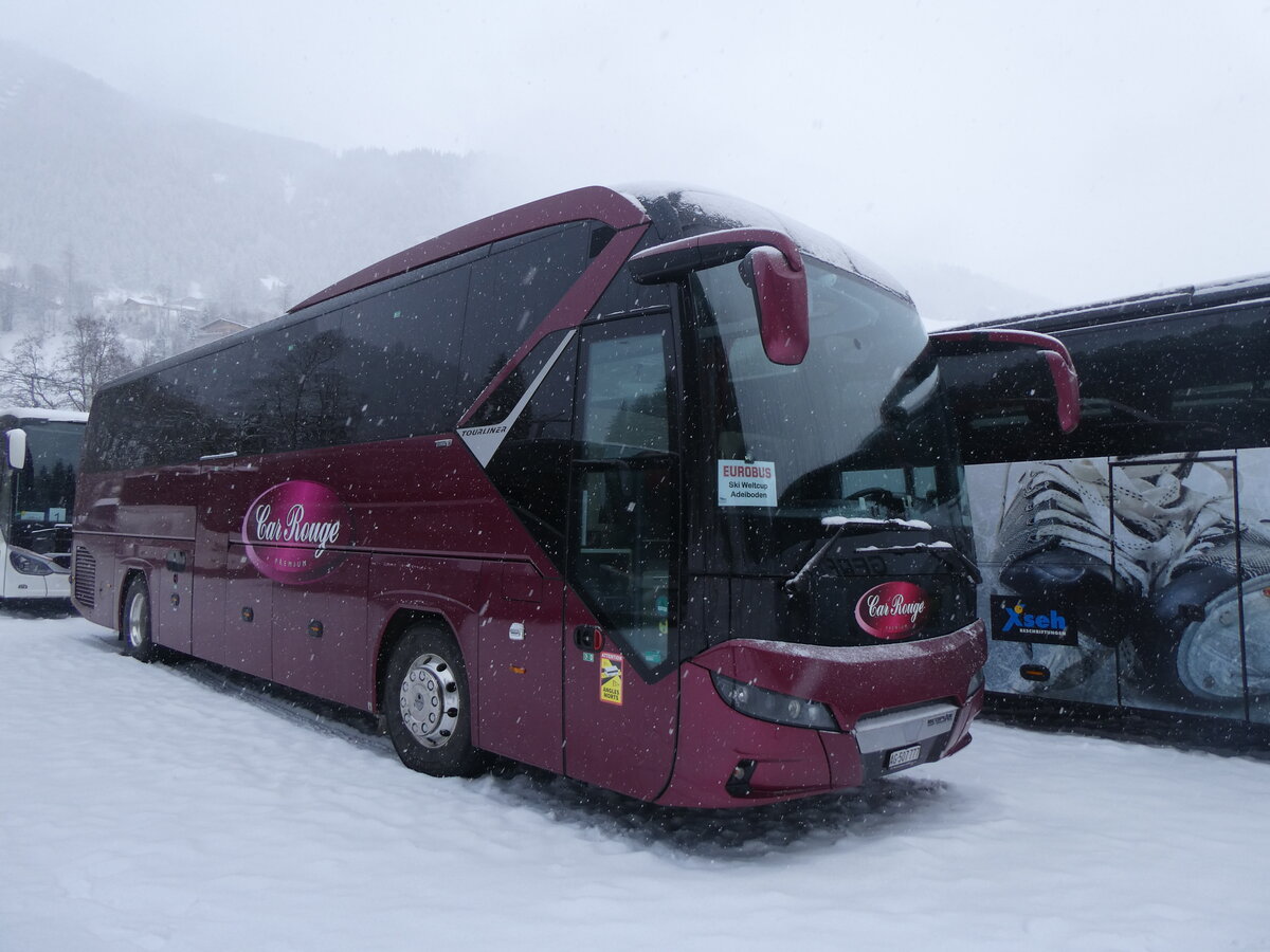 (271'022) - Car Rouge, Windisch - AG 507'777 - Neoplan am 11. Januar 2025 in Adelboden, ASB