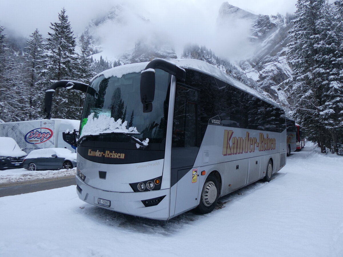 (271'071) - Kander-Reisen, Frutigen - BE 52'682 - VISIGO am 11. Januar 2025 in Adelboden, Unter dem Birg