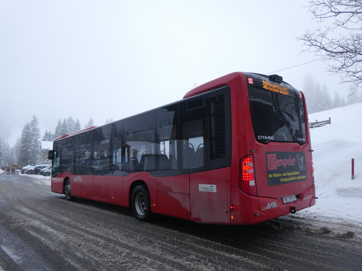 (271'103) - AFA Adelboden - Nr. 94/BE 26'974 - Mercedes am 11. Januar 2025 in Adelboden, Unter dem Birg