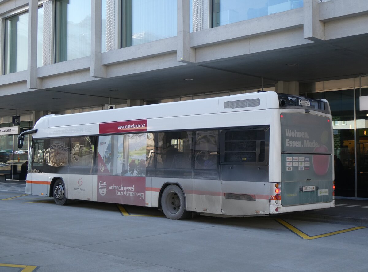 (271'172) - AAGU Altdorf - Nr. 10/UR 9141 - Hess am 14. Januar 2025 beim Bahnhof Altdorf